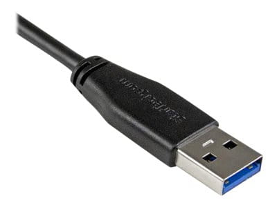 StarTech.com 1m Slim Micro USB 3.0 Kabel rechtsgewinkelt - USB 3.1 Gen 1 (5 Gbit/s)