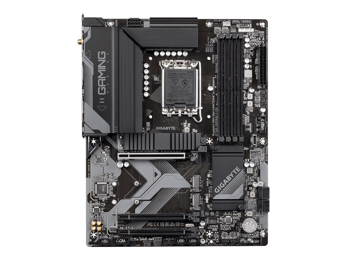 Gigabyte B760 GAMING X AX - 1.X - Motherboard - ATX - LGA1700-Sockel - B760 Chipsatz - USB 3.2 Gen 2, USB-C 3.2 Gen2, USB 3.2 Gen 1, USB-C 3.2 Gen 1 - 2.5 Gigabit LAN, Wi-Fi 6E, Bluetooth - Onboard-Grafik (CPU erforderlich)