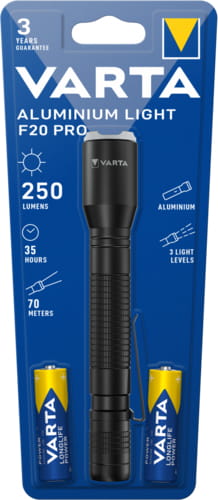 Varta F20 Pro - Taschenlampe - LED - 3 Modi