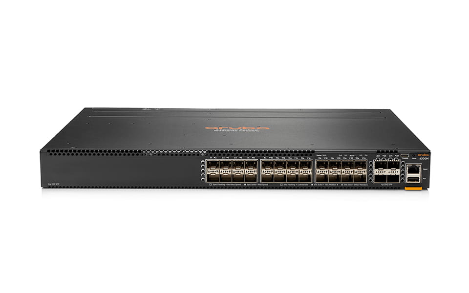HPE Aruba 6300M - Switch - L3 - managed - 24 x 1 Gigabit / 10 Gigabit SFP+ + 4 x 1 Gigabit / 10 Gigabit / 25 Gigabit / 50 Gigabit SFP56 (Uplink / Stacking)