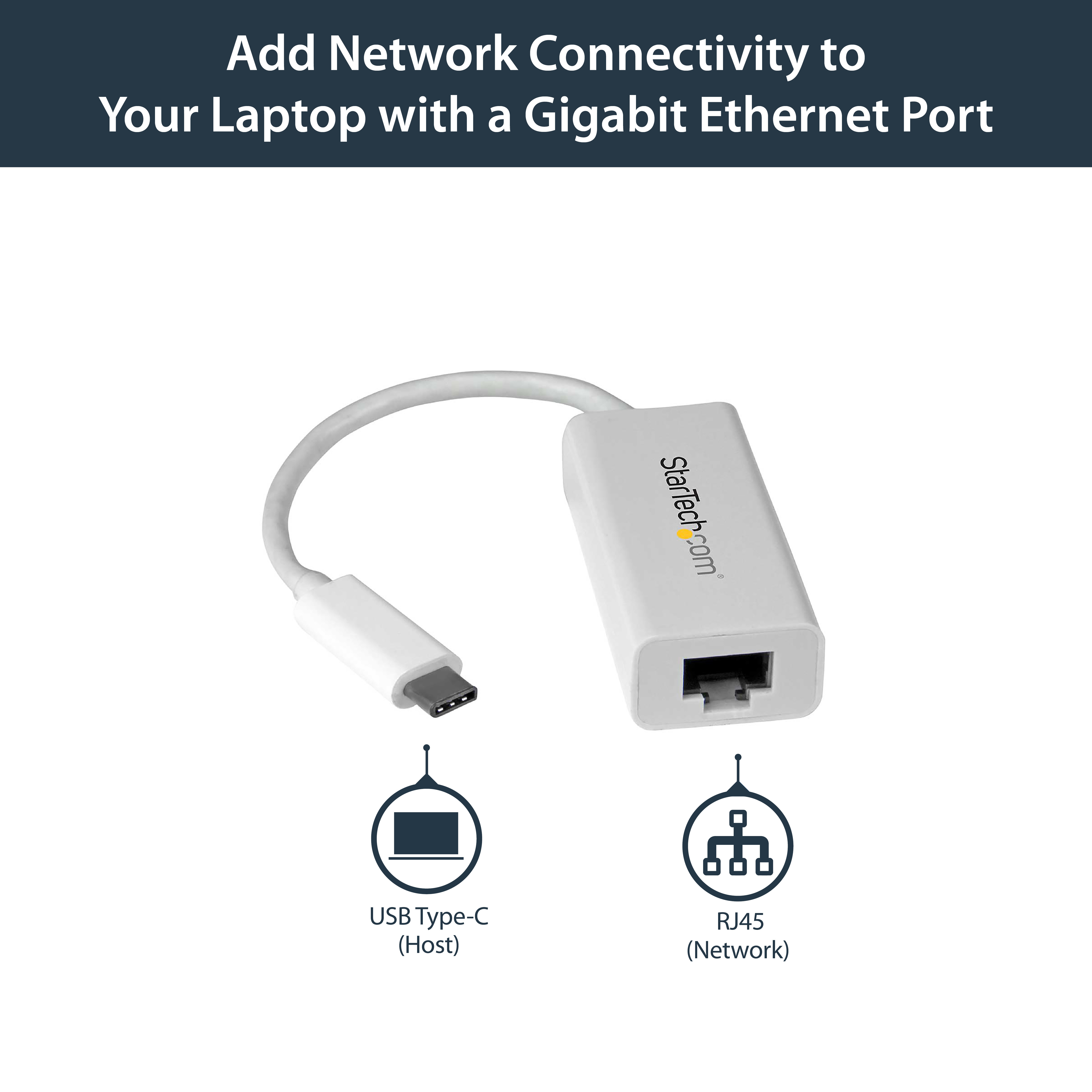 StarTech.com USB-C auf Gigabit Adapter - Thunderbolt 3 kompatibel