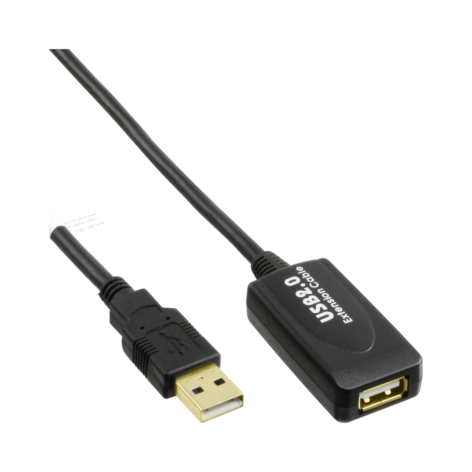 InLine USB 2.0 Aktiv-Verl. - mit Signalverstärkung "Repeater" - ST A / BU A - 5m