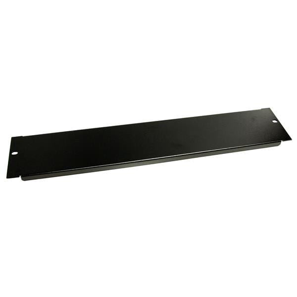 StarTech.com 2 HE Rack Blindblende für 19 Serverschränke und Racks - Blindabdeckung - Schwarz - 2U - 48.3 cm (19")