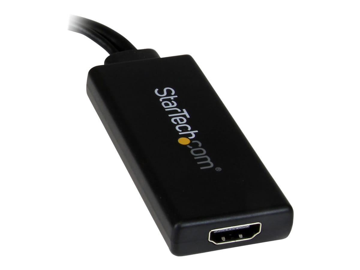 StarTech.com VGA-auf-HDMI-Adapter mit USB-Audio & -Stromversorgung - Mobiler VGA-auf-HDMI-Konverter - 1080p - Adapterkabel - HD-15 (VGA)