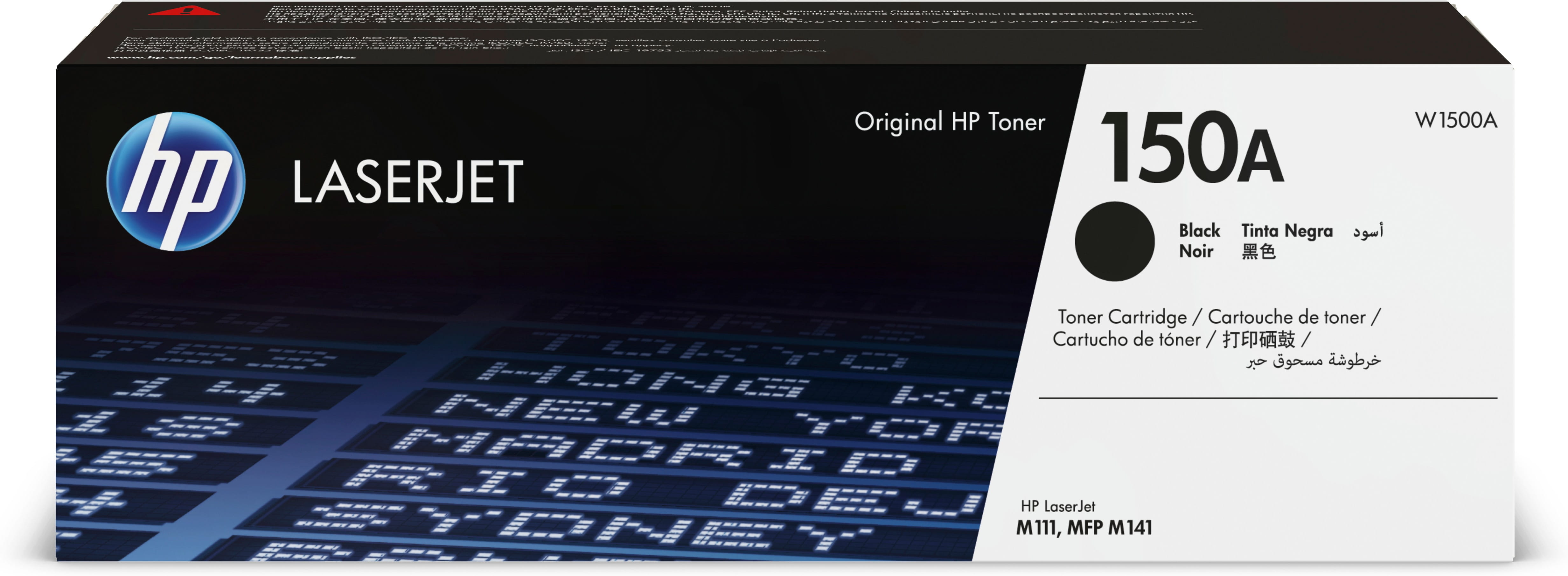 HP 150A - Schwarz - original - LaserJet - Tonerpatrone (W1500A)