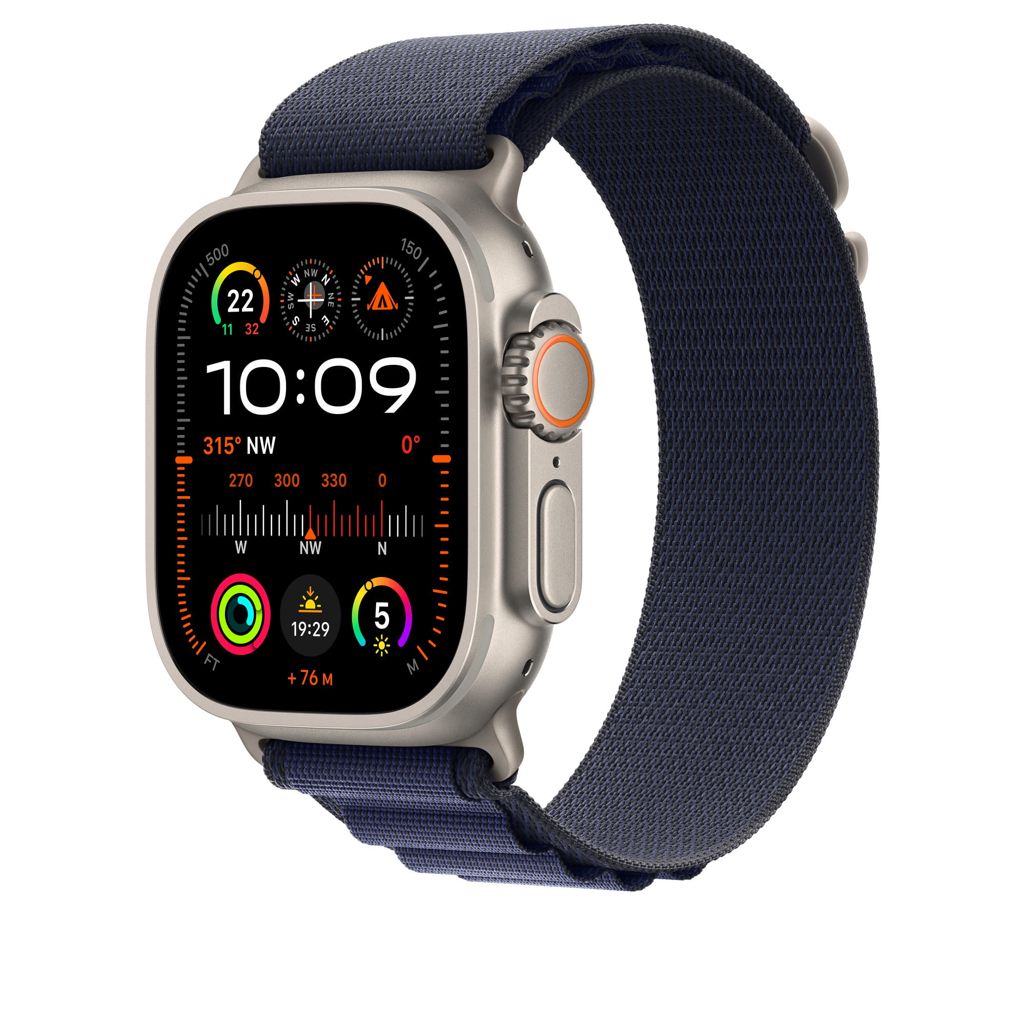 Apple Loop für Smartwatch - 49mm, natural titanium finish