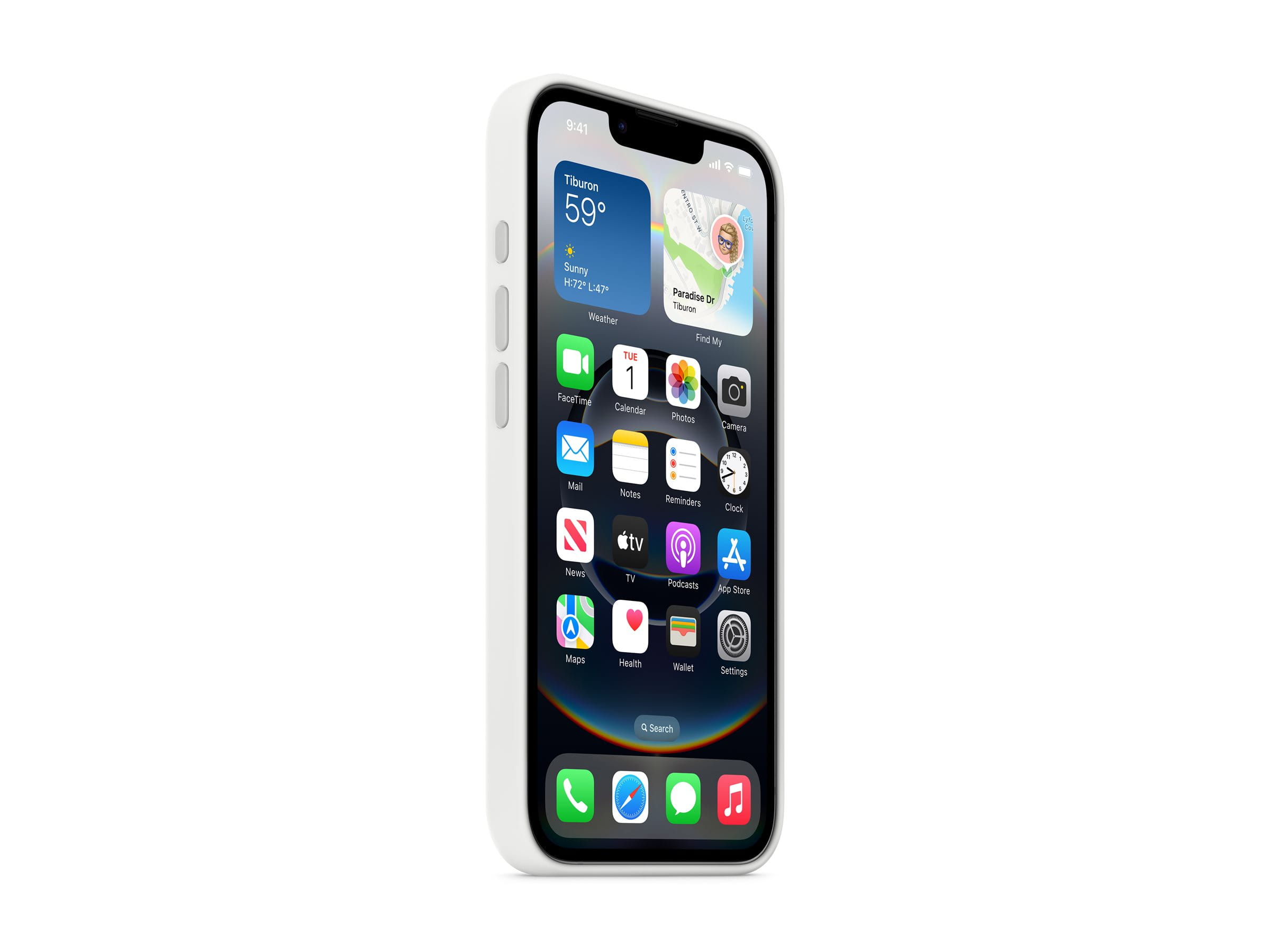 Apple Hintere Abdeckung für Mobiltelefon - Silikon