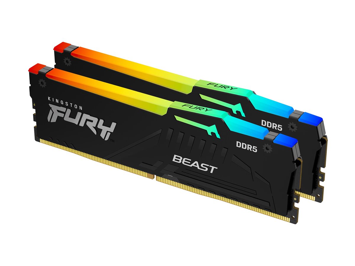 Kingston FURY Beast RGB - DDR5 - Kit - 16 GB: 2 x 8 GB