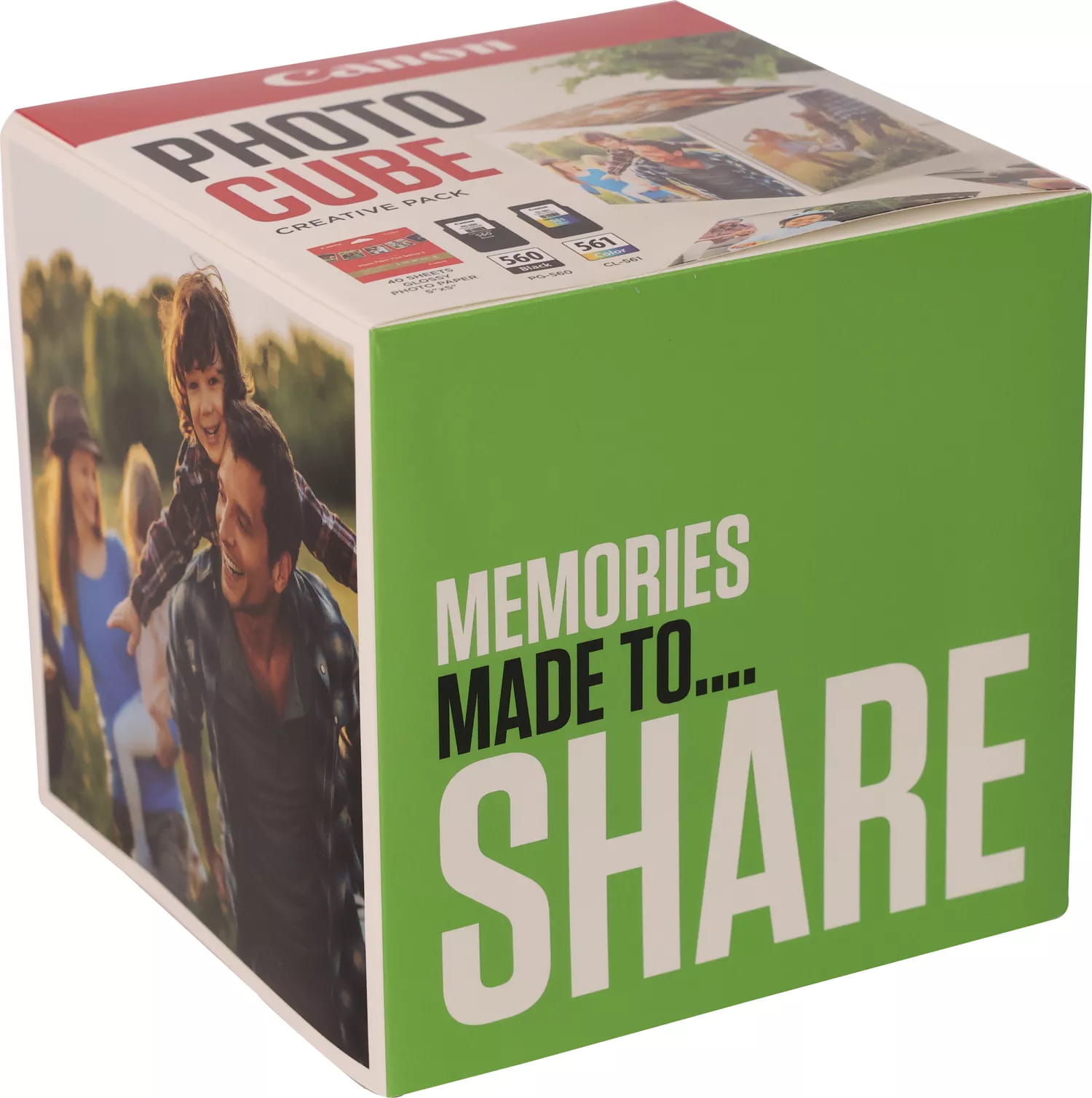 Canon Photo Cube Creative Pack - Glänzend - 2er-Pack - Schwarz, Farbe (Cyan, Magenta, Gelb)
