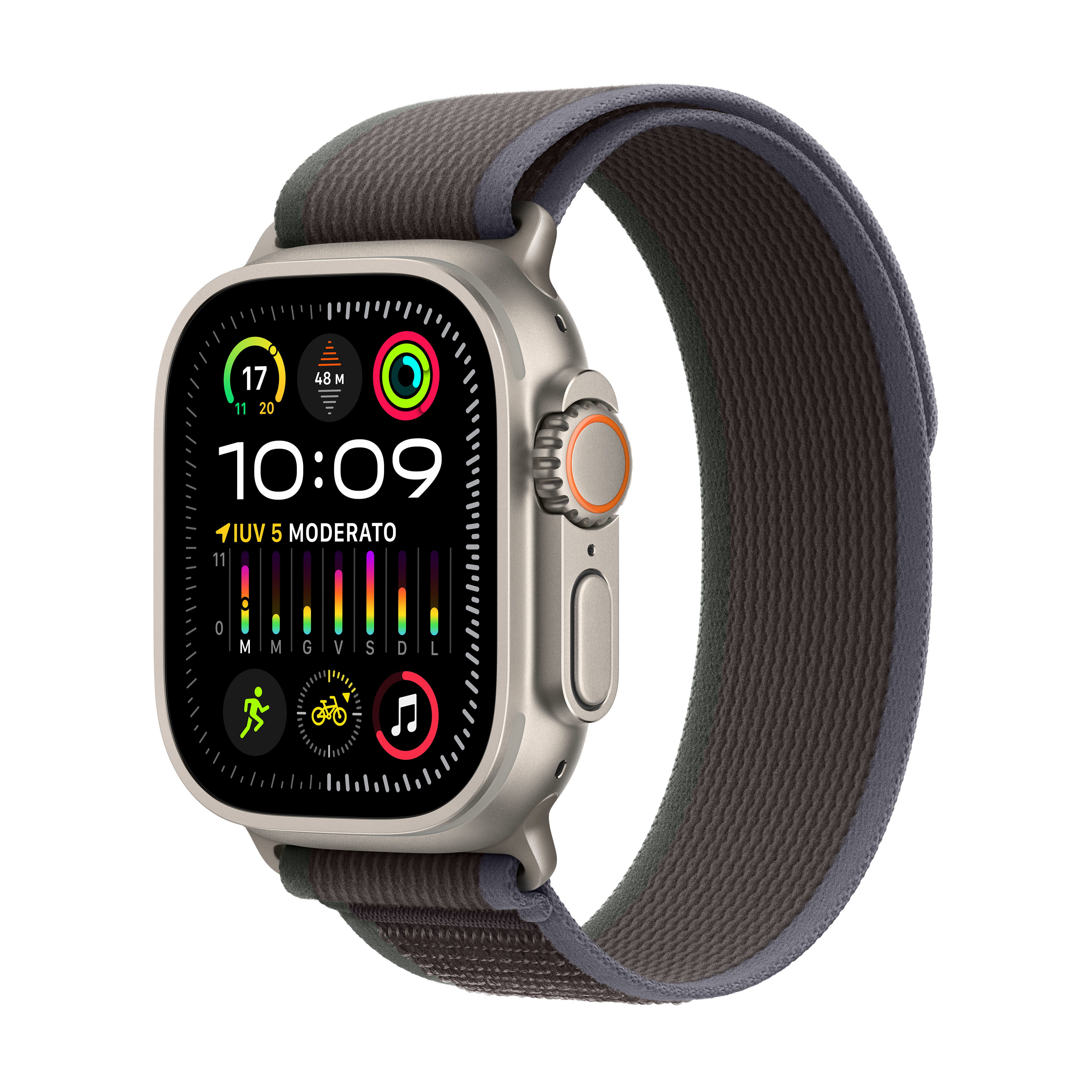 Apple Watch Ultra 2 - 49 mm - Titan - intelligente Uhr mit Trail Loop