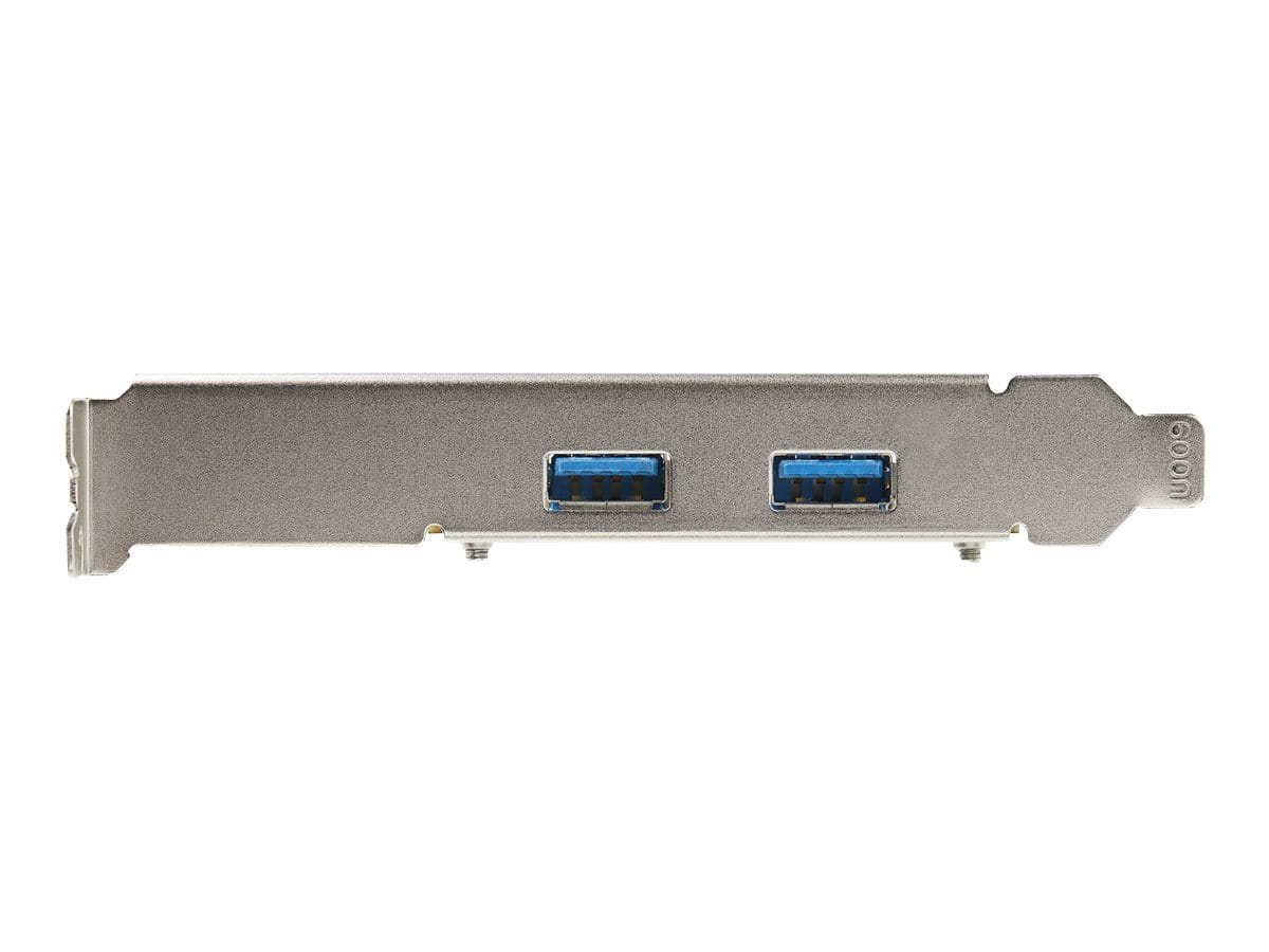 StarTech.com 2-Port USB PCIe Adapter - 10Gbit/s pro Port - USB 3.1/3.2 Gen 2 Typ-A PCI Express 3.0 x2 Host Controller Erweiterungskarte - Add-On Adapterkarte - Full/Low Profile - Windows & Linux (PEXUSB312A3)