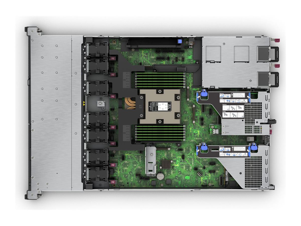 HPE ProLiant DL325 Gen11 - Server - Rack-Montage - 1U - 1-Weg - 1 x EPYC 9115 / 2.6 GHz - RAM 64 GB - SATA/SAS/NVMe - Hot-Swap 6.4 cm (2.5")