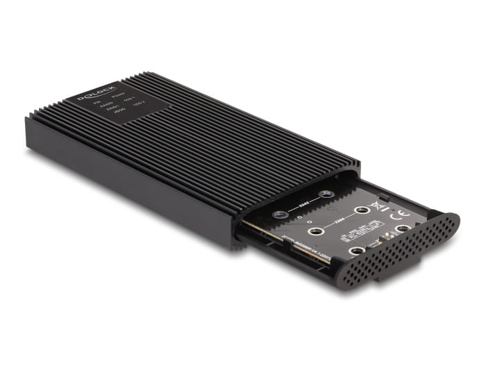 Delock Speichergehäuse - M.2 - M.2 NVMe Card / PCIe (NVMe)
