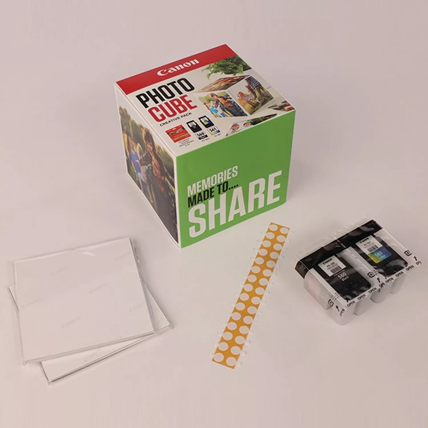 Canon Photo Cube Creative Pack - Glänzend - 2er-Pack - Schwarz, Farbe (Cyan, Magenta, Gelb)