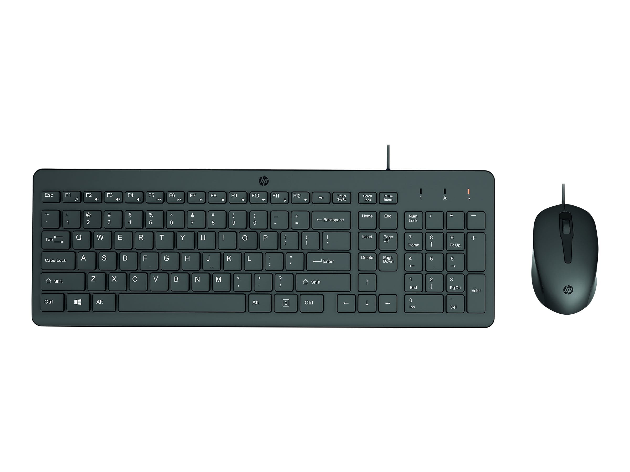 HP 150 - Tastatur-und-Maus-Set - USB - QWERTY