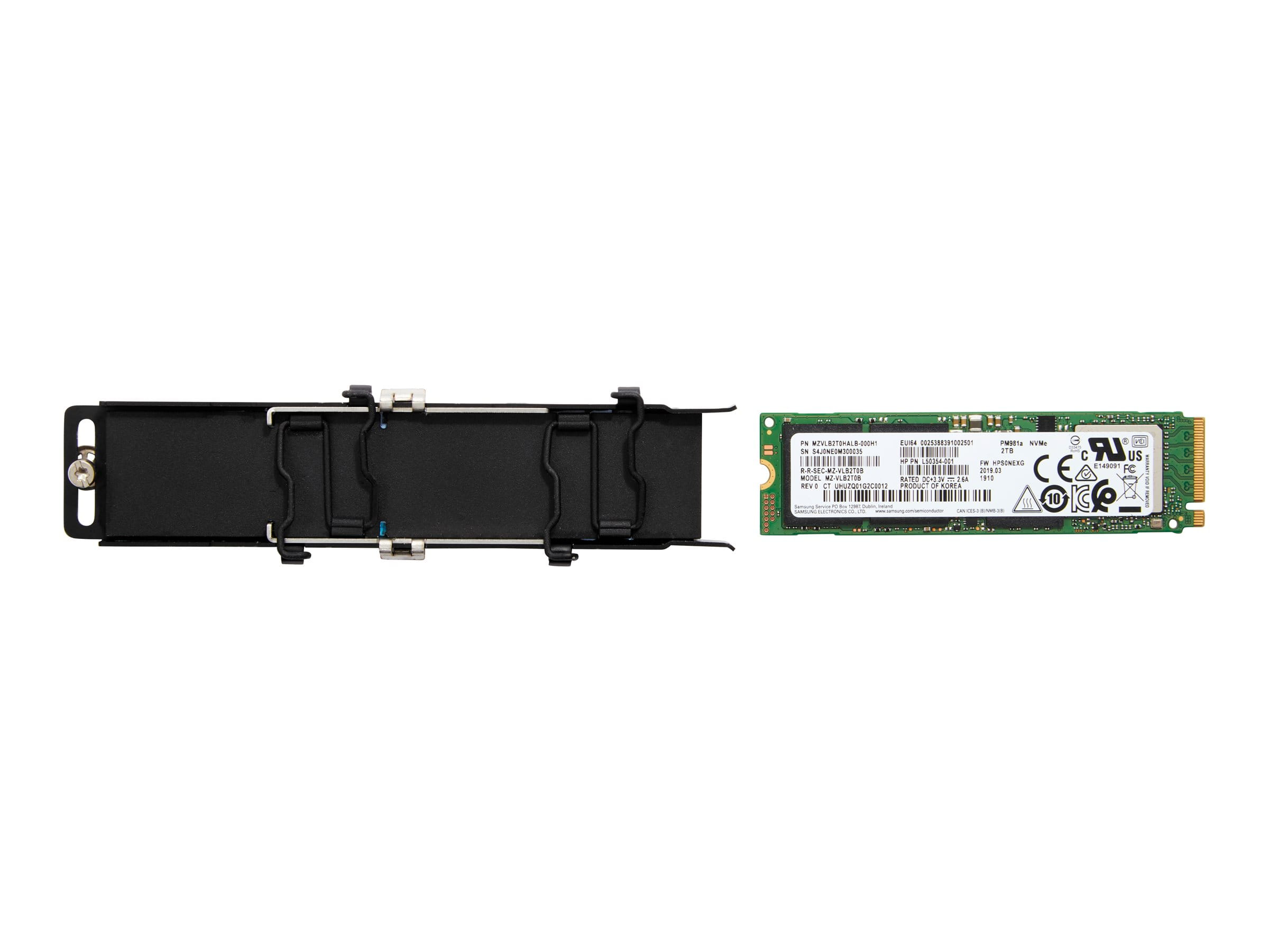 HP  SSD - verschlüsselt - 2 TB - intern - M.2 2280 - PCIe 4.0 x4 - Self-Encrypting Drive (SED)