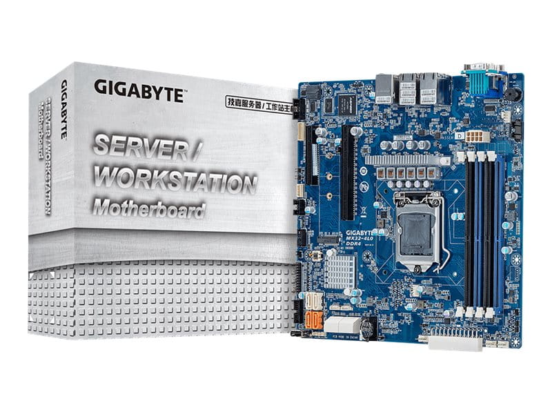 Gigabyte MX32-4L0 - 1.0 - Motherboard - micro ATX