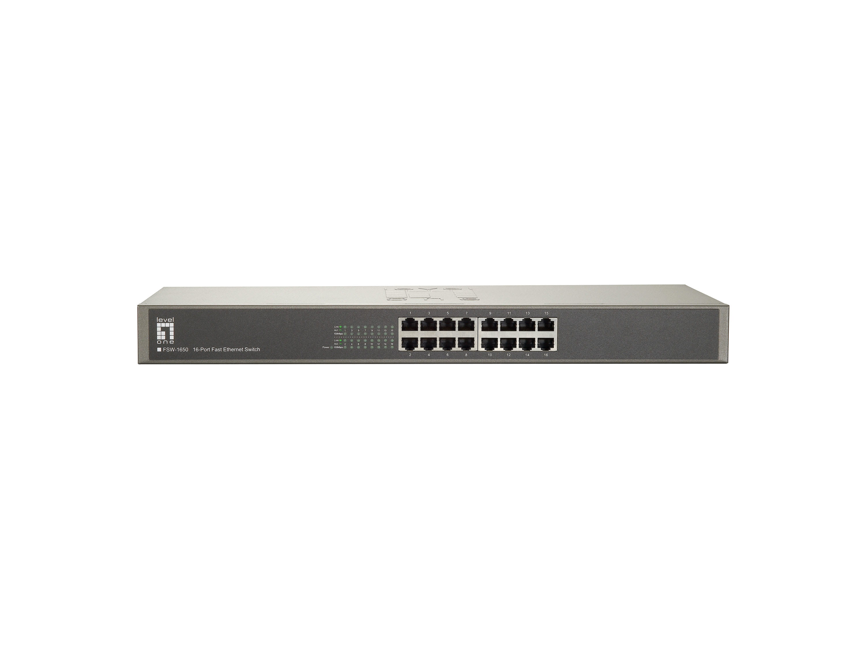 LevelOne FSW-1650 - Switch - unmanaged - 16 x 10/100