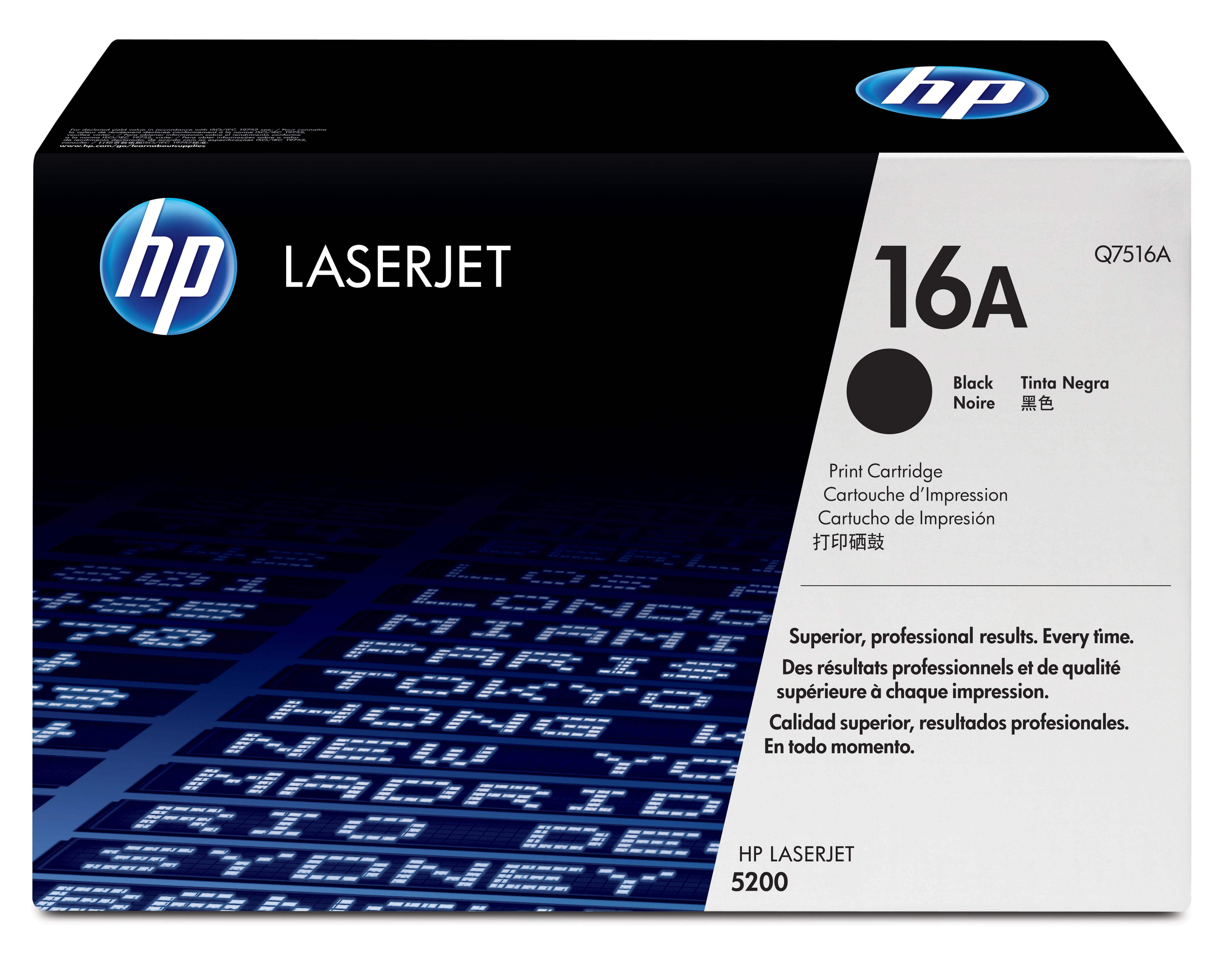 HP 16A - Schwarz - original - LaserJet - Tonerpatrone (Q7516A)