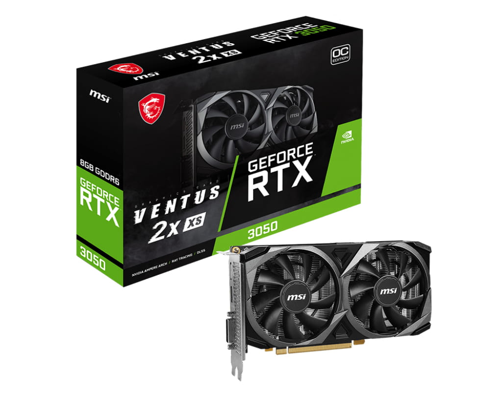 MSI GeForce RTX 3050 VENTUS 2X XS 8G OC - Grafikkarten