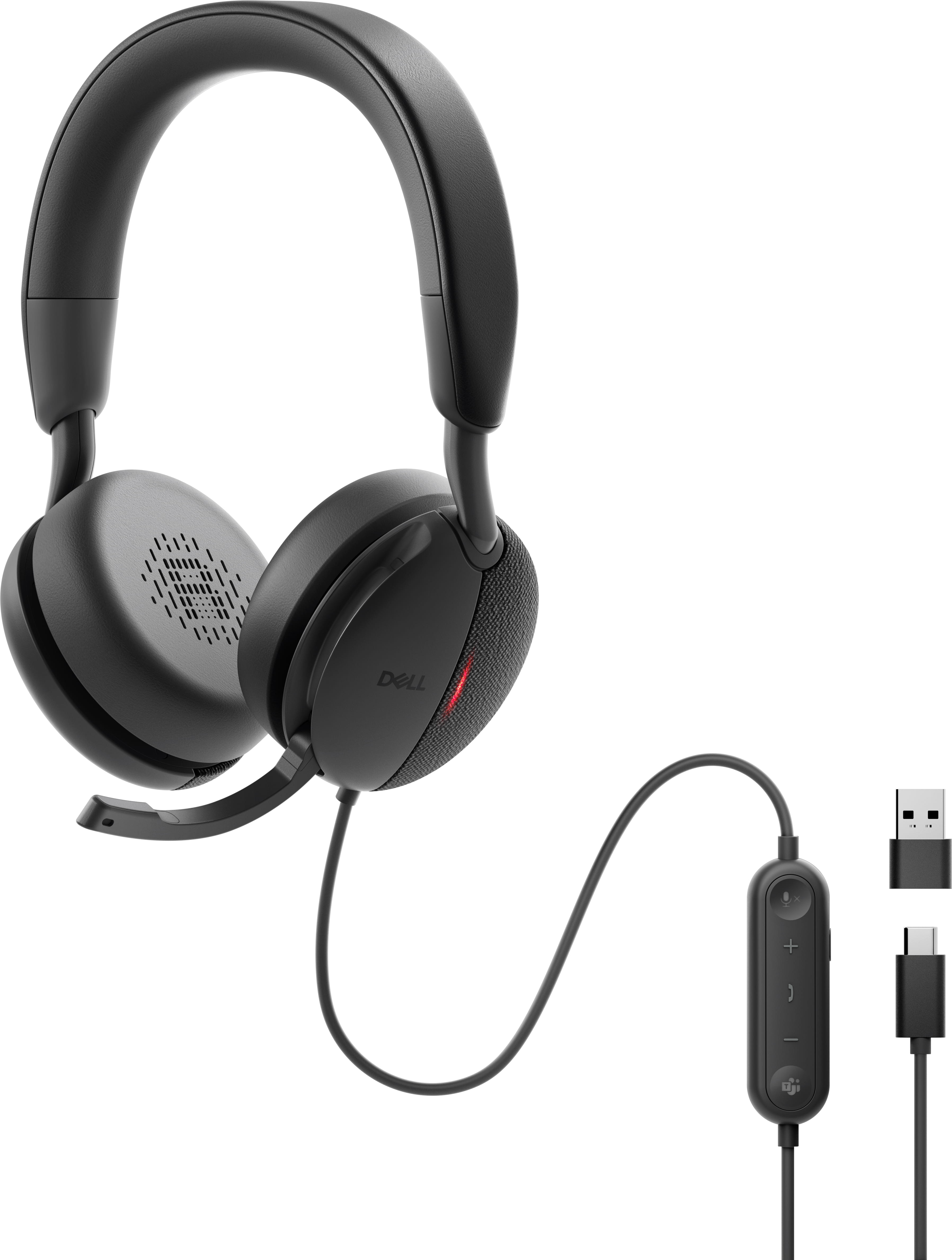 Dell Pro Wired ANC Headset WH5024 - Headset - On-Ear