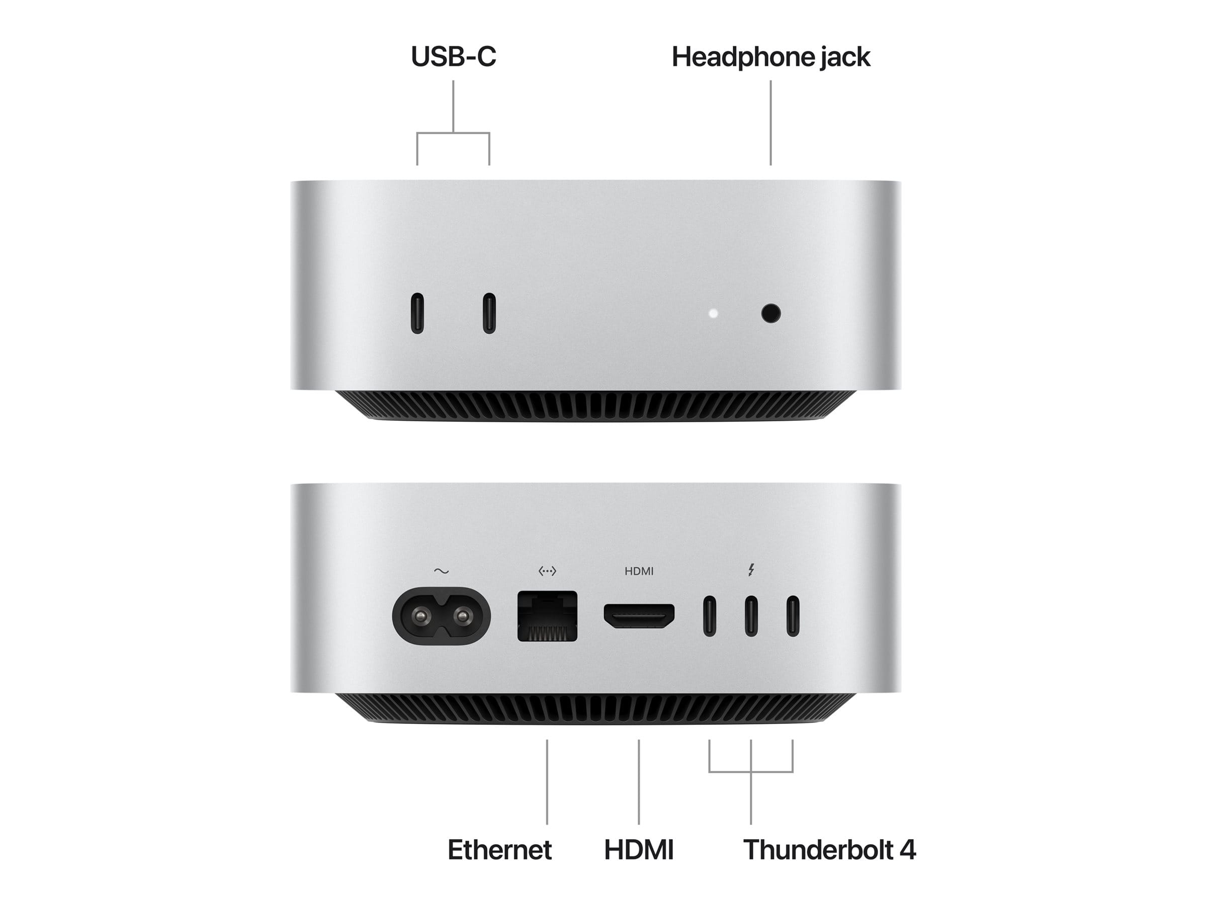 Apple Mac mini - M4 - RAM 16 GB - SSD 512 GB - Apple M4 10-core - 1GbE, Wi-Fi 6E, Bluetooth 5.3 - WLAN: 802.11a/b/g/n/ac/ax (Wi-Fi 6E)