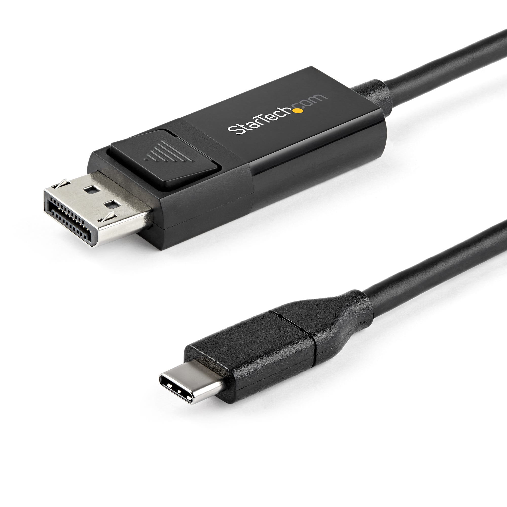 StarTech.com 3ft (1m) USB C to DisplayPort 1.2 Cable 4K 60Hz, Bidirectional DP to USB-C or USB-C to DP Reversible Video Adapter Cable, HBR2/HDR, USB Type C/Thunderbolt 3 Monitor Cable - 4K USB-C to DP Cable - DisplayPort-Kabel - 24 pin USB-C (M)