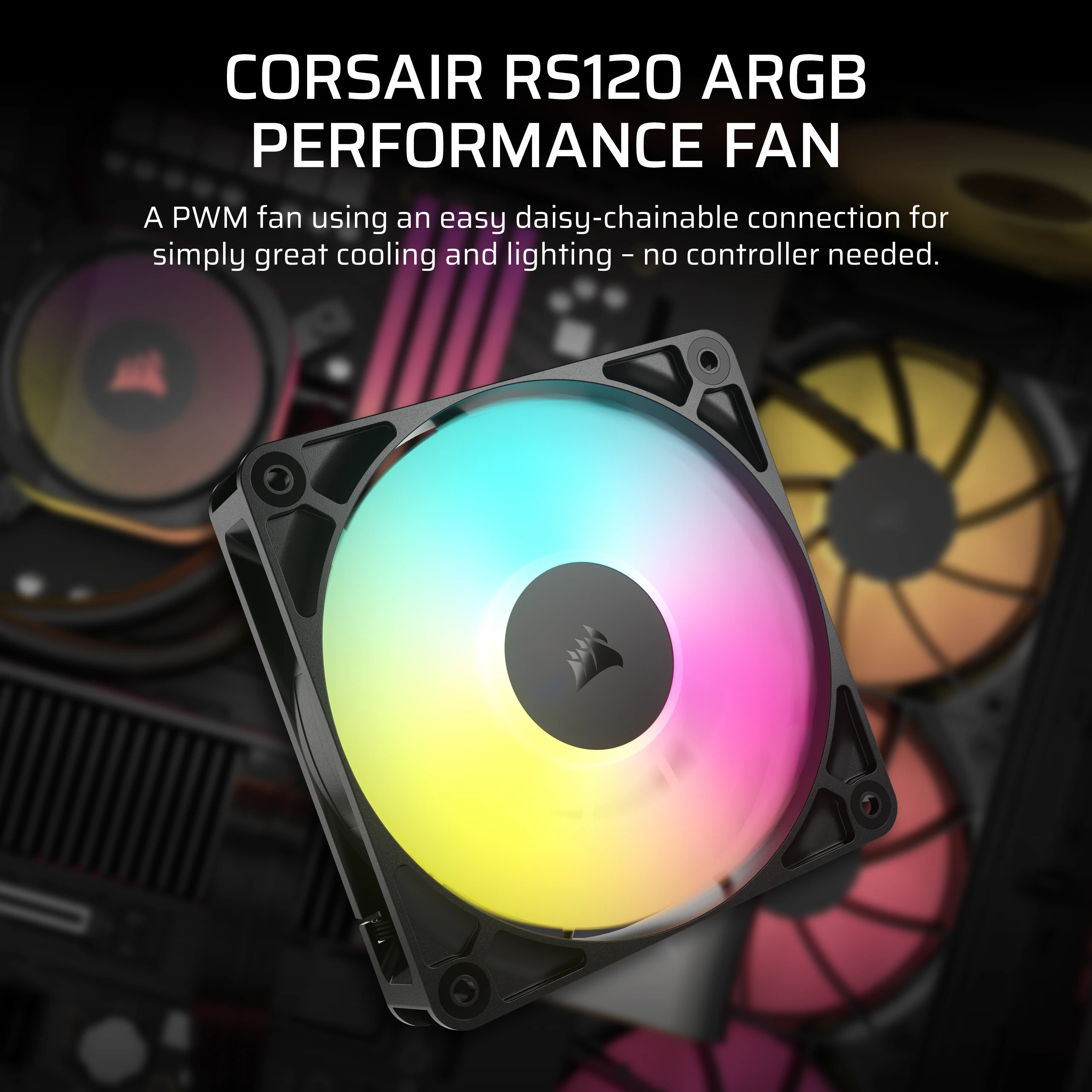 Corsair RS120 ARGB - Gehäuselüfter - 120 mm