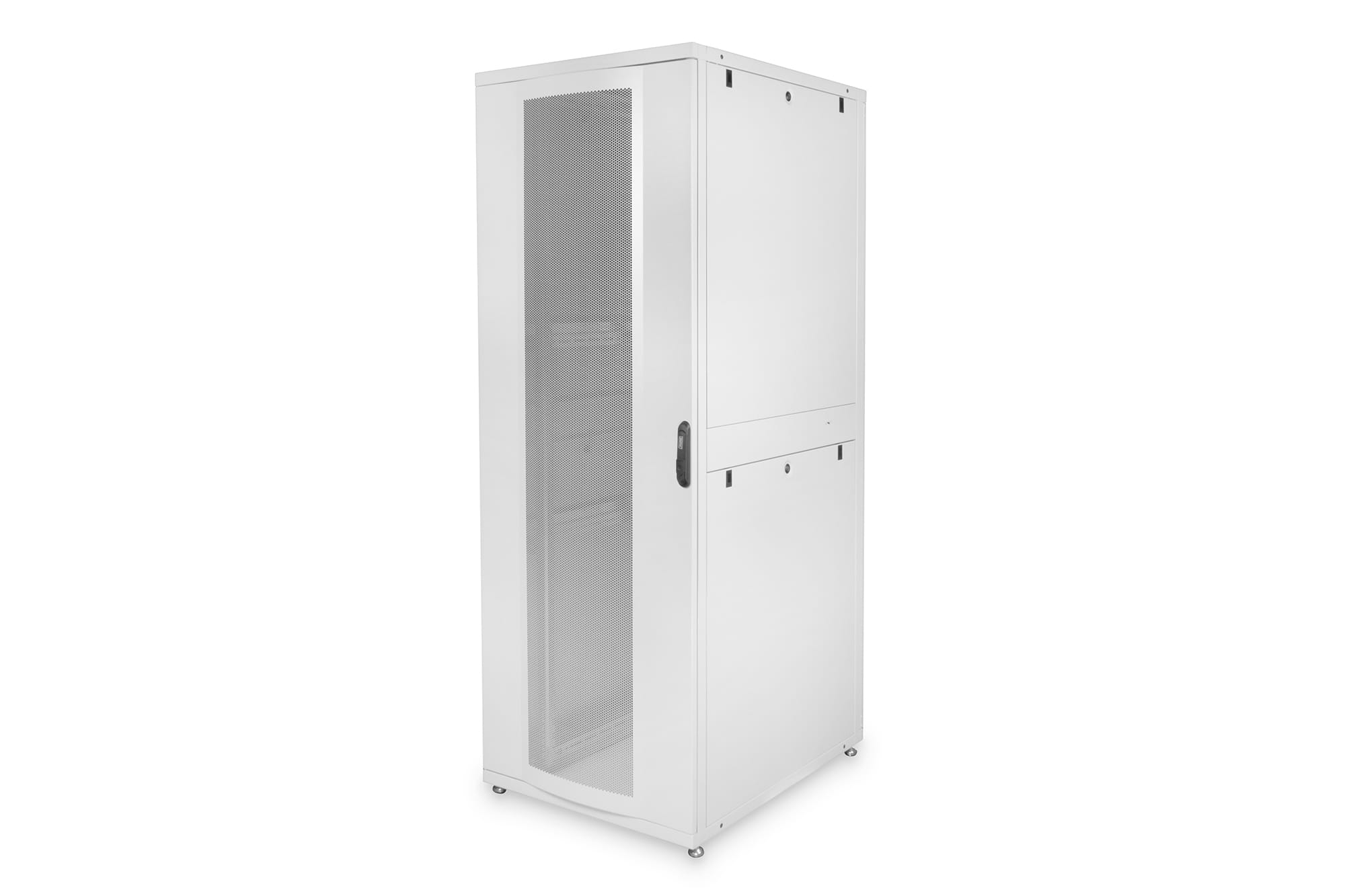 DIGITUS Unique DN-19 SRV-47U-8-1 - Schrank Netzwerkschrank - Hellgrau, RAL 7035 - 47U - 48.3 cm (19")