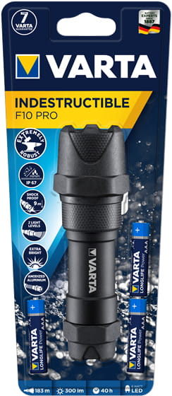 Varta Indestructible F10 Pro - Taschenlampe - LED