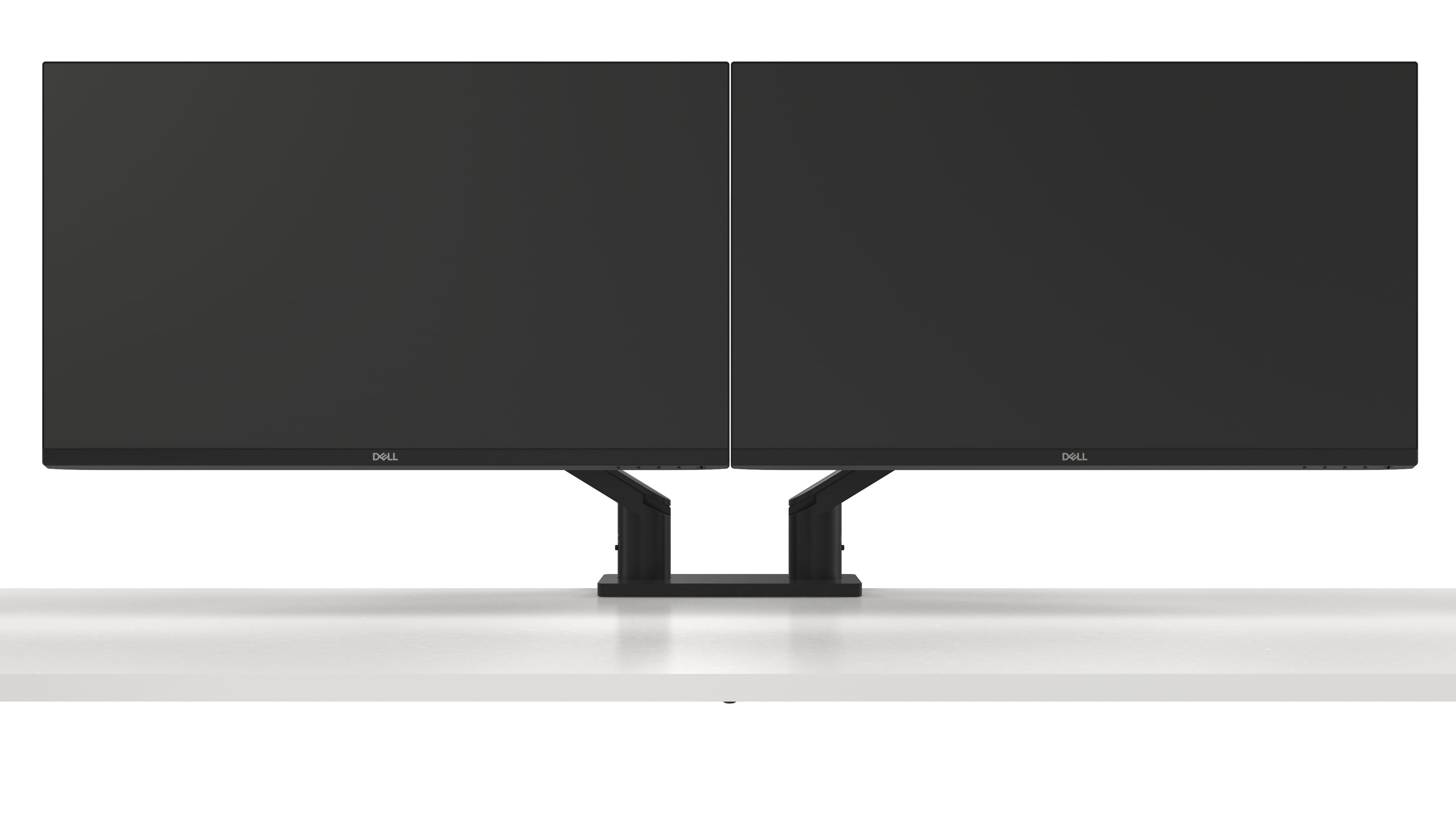 Dell Dual Monitor Arm - MDA20 - Befestigungskit - einstellbarer Arm - für 2 LCD-Displays - Schwarz - Bildschirmgröße: 48.3-68.6 cm (19"-27")