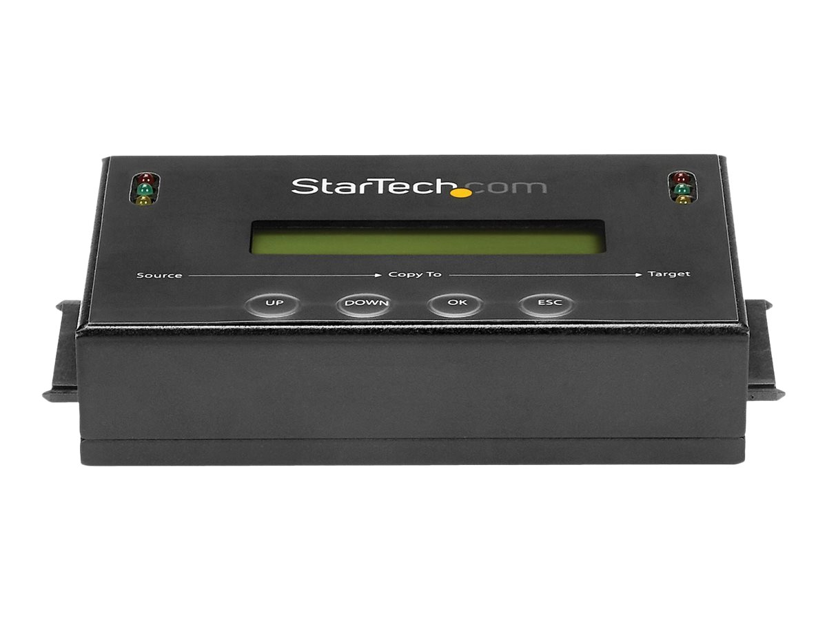 StarTech.com 2,5 / 3,5 SATA / SSD Festplatten Duplikator / Eraser - Festplatten Kopierstation mit 14 GB/s Duplizier-Geschwindigkeit - Festplattenduplikator - 2 Schächte (SATA-600)