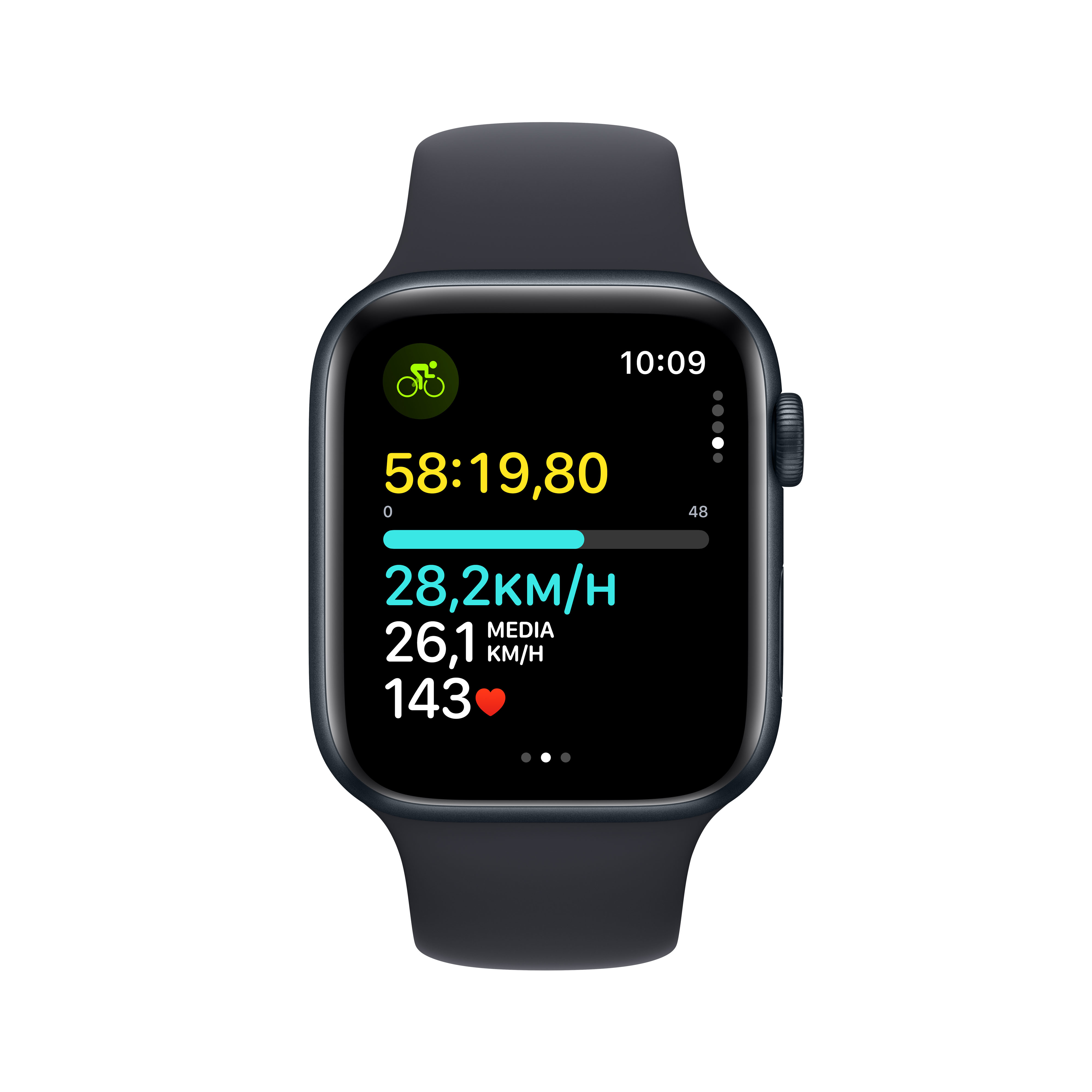 Apple Watch SE (GPS + Cellular) - 44 mm - Midnight Aluminium