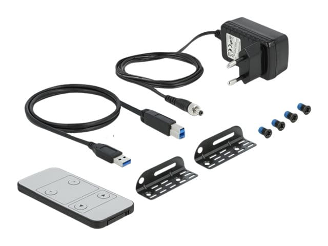 Delock HDMI KVM Switch 4K 60 Hz with USB 3.0 and Audio