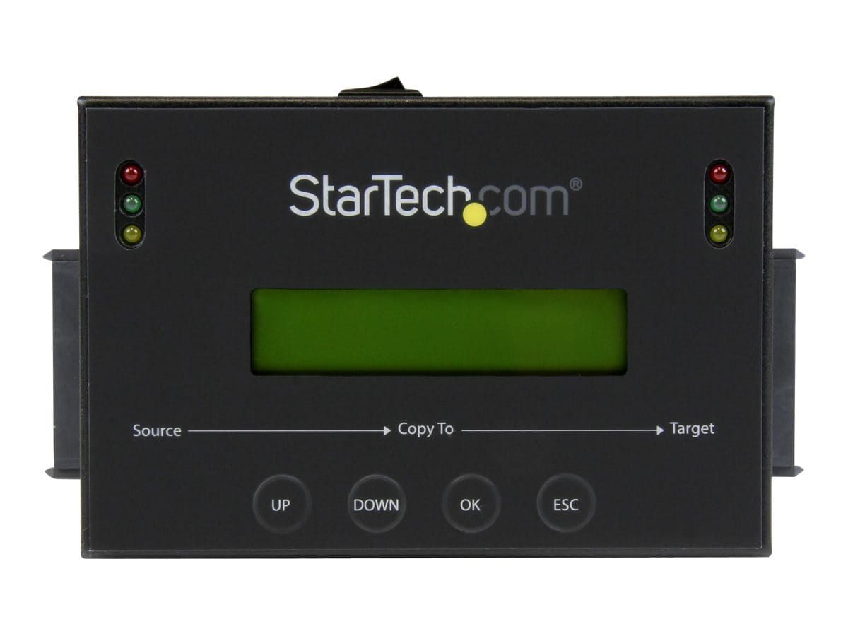 StarTech.com 11 Standalone Hard Drive Duplicator with Disk Image Library Manager For Backup & Restore, Store Several Images on one 2.53.5 SATA Drive, HDDSSD Cloner, No PC Required - TAA Compliant - Festplattenduplikator - 2 Schächte (SATA-600)