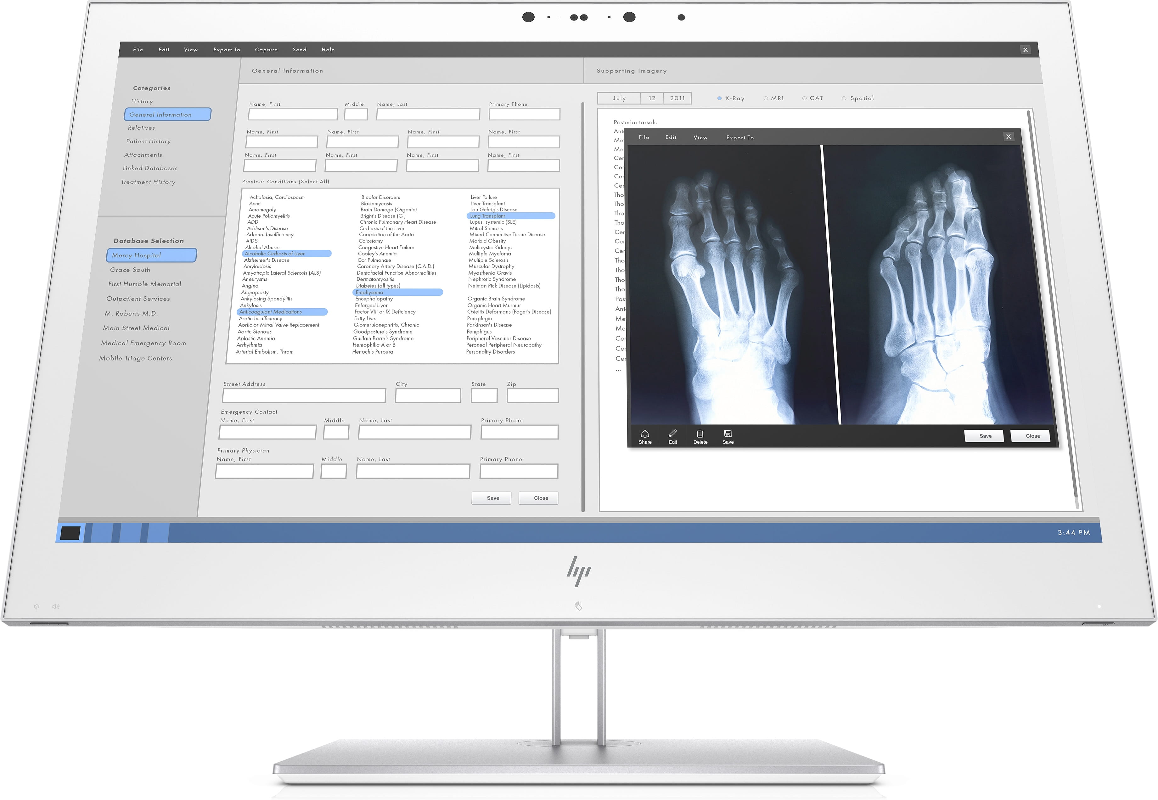 HP HC270cr Clinical Review Monitor - Healthcare - LED-Monitor - 3.7MP - Farbe - 68.58 cm (27")