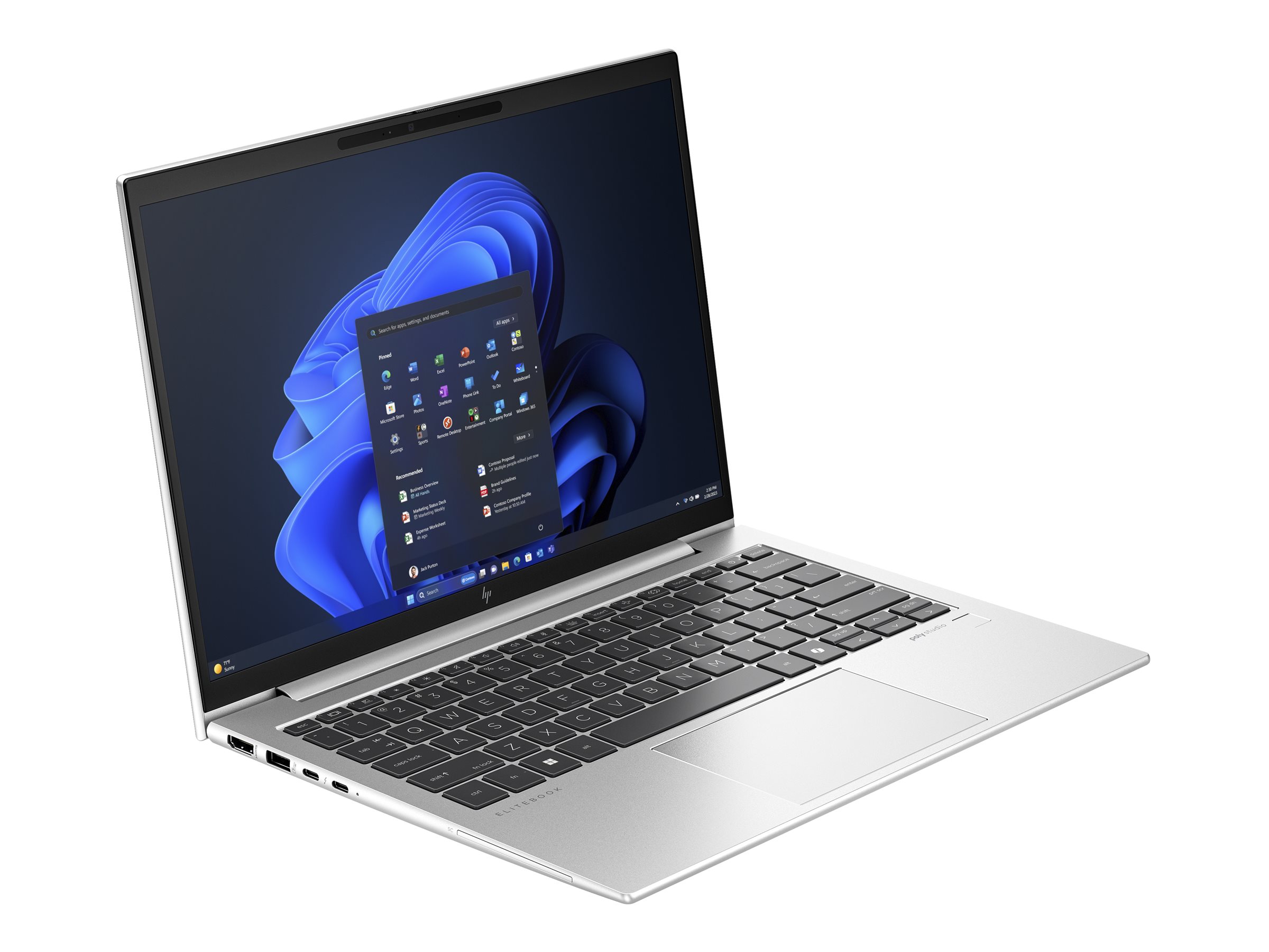 HP EliteBook 835 G11 Notebook - AMD Ryzen 5 8540U / 3.2 GHz - Win 11 Pro - Radeon 740M - 32 GB RAM - 512 GB SSD NVMe - 33.8 cm (13.3")