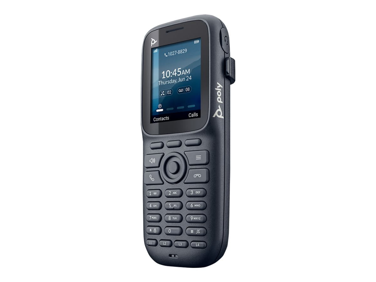 Poly Rove 20 - Schnurloses VoIP-Telefon mit Rufnummernanzeige/Anklopffunktion