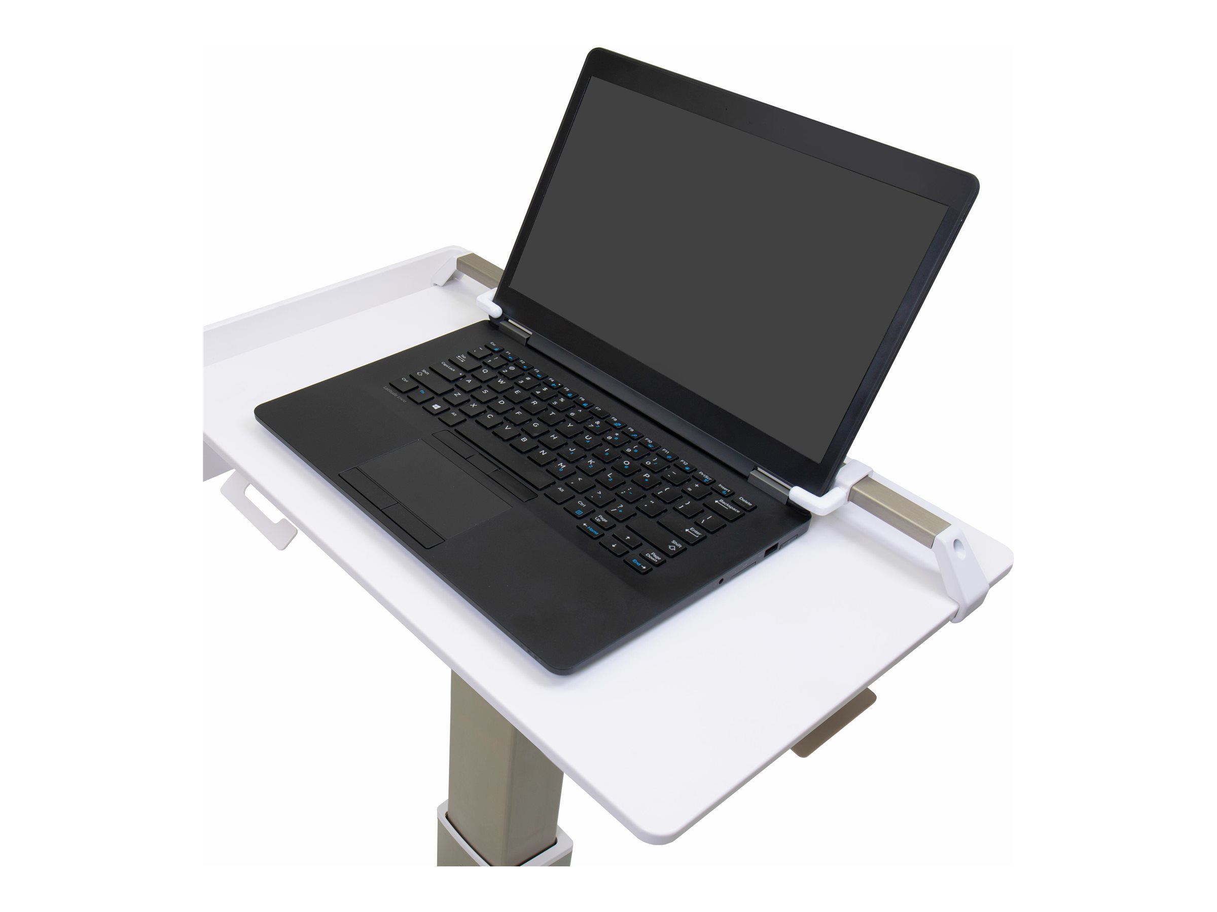 Ergotron CareFit - Wagen - Slim - für Notebook - Aluminium, hochwertiger Kunststoff, verzinker Stahl - weiß, Warm Gray - Bildschirmgröße: bis zu 43,9 cm (bis zu 17,3")