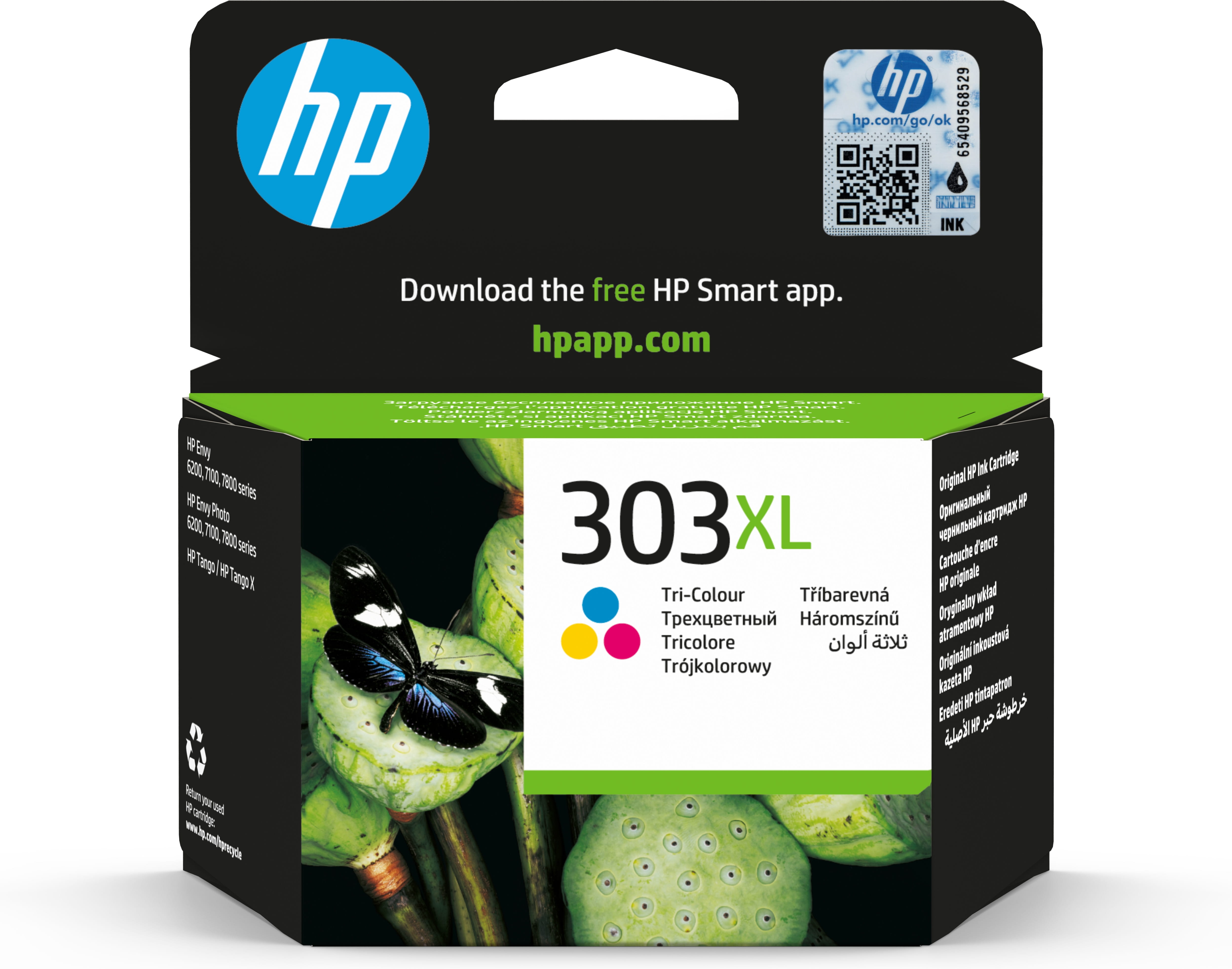 HP 303XL - 10 ml - Hohe Ergiebigkeit - Farbe (Cyan, Magenta, Gelb)