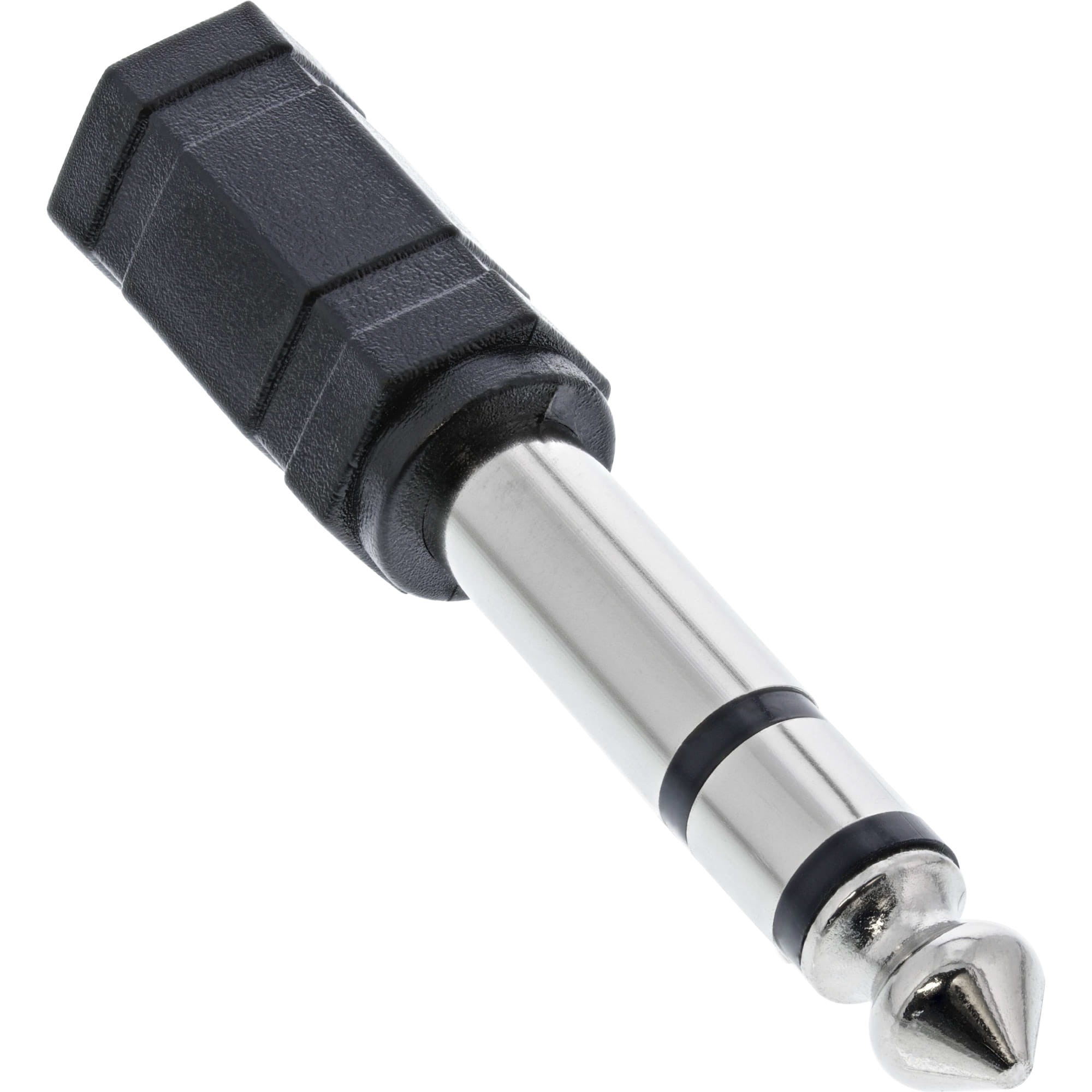 InLine Audio Adapter - 6,3mm Klinke Stecker an 3,5mm Klinke Buchse - Stereo