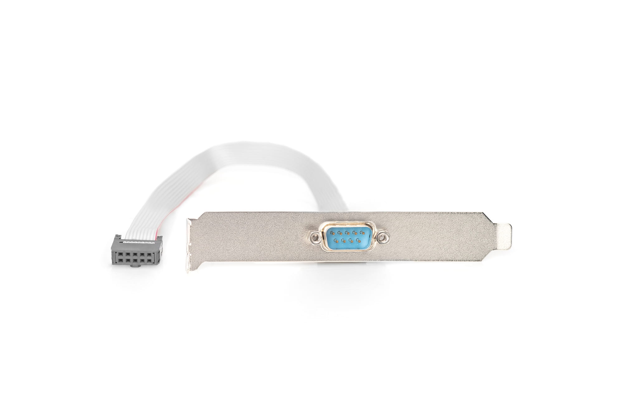 DIGITUS Slotblech Adapterkabel, D-Sub9/St - IDC 2x 5pin/Bu