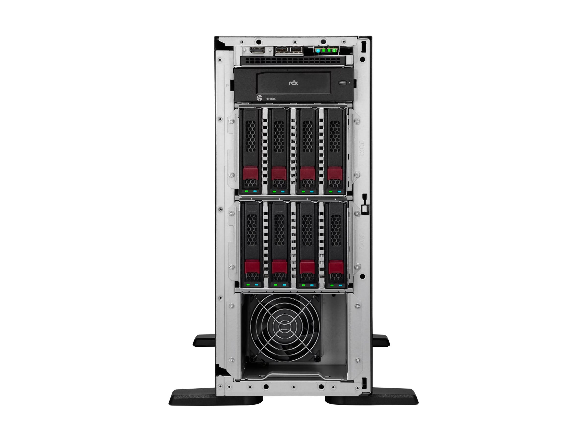 HPE ProLiant ML110 Gen11 - Server - Tower - 4.5U - 1-Weg - 1 x Xeon Silver 4510 / 2.4 GHz - RAM 32 GB - SATA/SAS/PCI Express - Hot-Swap 6.4 cm (2.5")