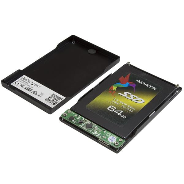 StarTech.com USB 3.1 (10 Gbps) Festplattengehäuse für 2,5 SATA Laufwerke - Gehäuse für SSD/HDD - Aluminium - Speichergehäuse - 2.5" (6.4 cm)