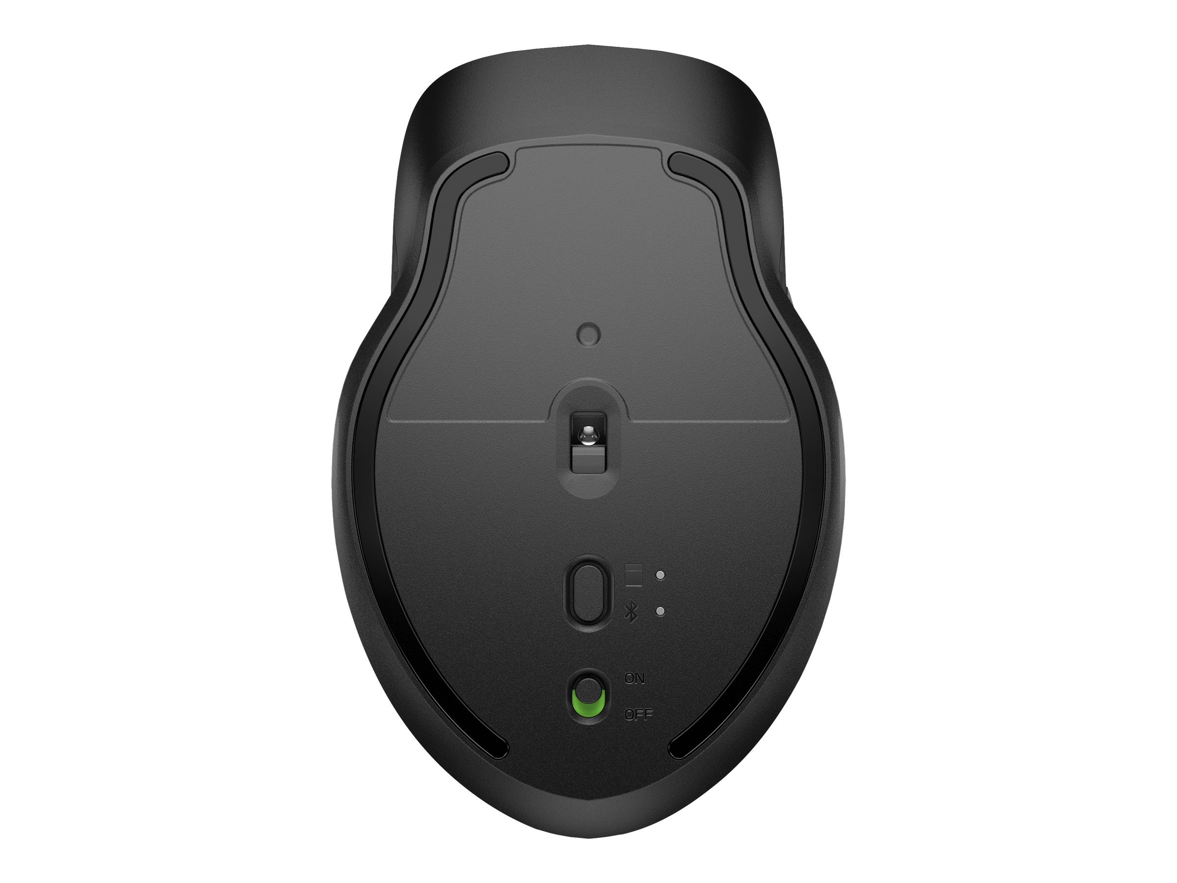 HP 430 - Maus - für mehrere Geräte - ergonomisch - rechts- und linkshändig - 5 Tasten - kabellos - Bluetooth 5.0, 2.4 GHz - kabelloser Empfänger (USB)