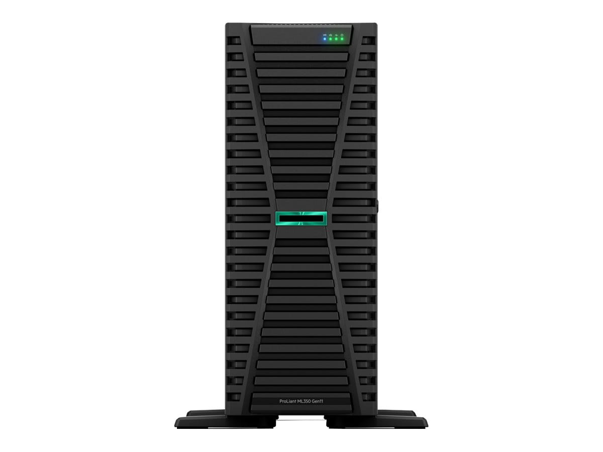 HPE ProLiant ML350 Gen11 - Server - Tower - 1 x Xeon Silver 4510 / 2.4 GHz - RAM: 2x 32 GB DDR5 - Drive: 2x 960 GB SATA SSD - Netzteil: 2x 1000W - Controller: MR408Io (Smart Choice)