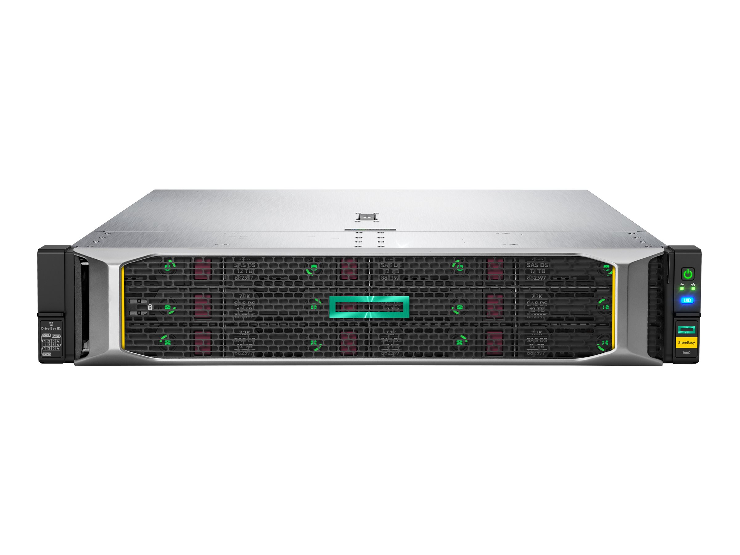 HPE StoreEasy 1660 - NAS-Server - 12 Schächte - 32 TB - Rack - einbaufähig - Serial ATA-600 / SAS 3.0 / PCI Express (NVMe)