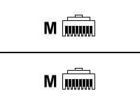 HPE Crossover-Kabel - RJ-45 (M) zu RJ-45 (M)