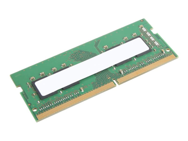 Lenovo DDR4 - Modul - 32 GB - SO DIMM 260-PIN - 3200 MHz / PC4-25600 - 1.2 V - ungepuffert - non-ECC - CRU - grün - für ThinkCentre M70a; M70q; M80q; M90a; M90q; ThinkPad E14 Gen 2; E15 Gen 2; L14 Gen 1; L15 Gen 1; P1 (3rd Gen)