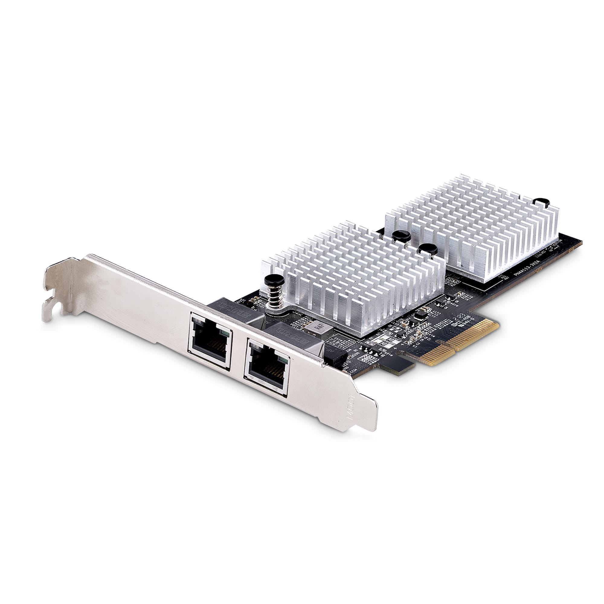 StarTech.com 2-Port 10Gbps PCIe Network Adapter Card, Network Card for PCs/Servers, Full-Height/Low-Profile PCIe Ethernet Card w/Jumbo Frames, NIC/LAN Interface Card - Marvell AQC113CS Chipset, PXE Boot (ST10GSPEXNDP2)